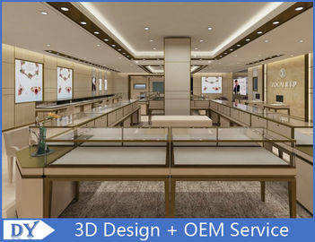 OEM فروشگاه مدرن نمایشگاه جواهرات نمایشگاه با LED